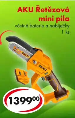CBA AKU Řetězová mini pila nabídka