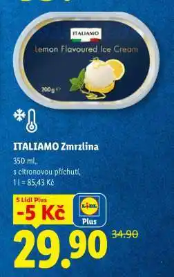 Lidl Italiamo ZMRZLINA nabídka