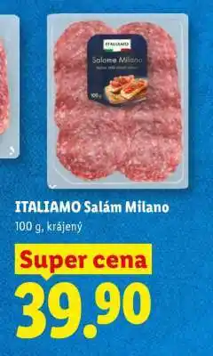 Lidl ITALIAMO SALÁM MILANO nabídka
