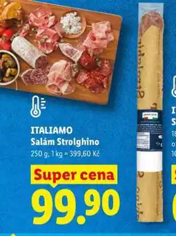Lidl ITALIAMO Salám Strolghino nabídka