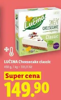 Lidl LUČINA Cheesecake classic nabídka