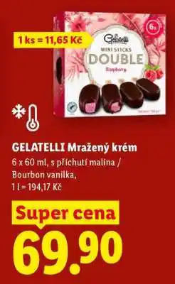 Lidl GELATELLI Mražený krém nabídka