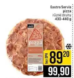 Jip Gastro Servis pizza různé druhy nabídka