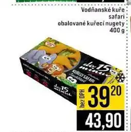 Jip Vodňanské kuře safari obalované kuřecínugety nabídka