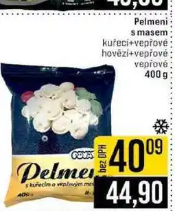 Jip Pelmeni s masem kuřecí+vepřové hovězí+vepřové vepřové 400 g nabídka