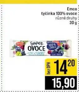 Jip Emco tyčinka 100% ovoce různé druhy nabídka
