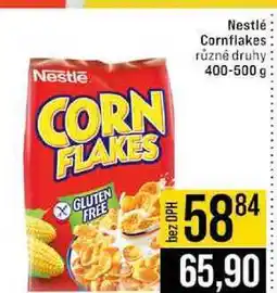 Jip Nestlé Cornflakes různé druhy nabídka