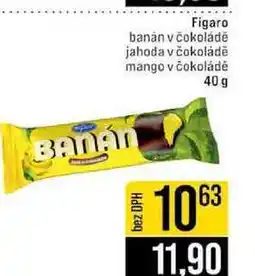 Jip Figaro banán v čokoládě jahoda v čokoládě mango v čokoládě nabídka