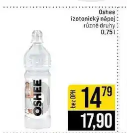 Jip Oshee izotonický nápoj různé druhy nabídka