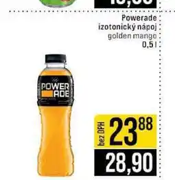 Jip Powerade izotonický nápoj golden mango nabídka