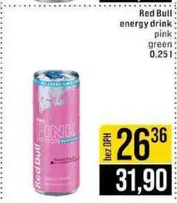 Jip Red Bull energy drink pink green nabídka