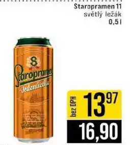 Jip Staropramen 11 světlý ležák nabídka