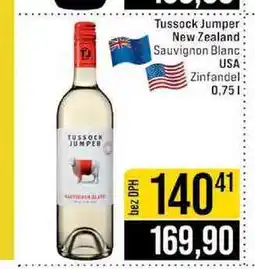Jip Tussock Jumper New Zealand Sauvignon Blanc USA Zinfandel nabídka