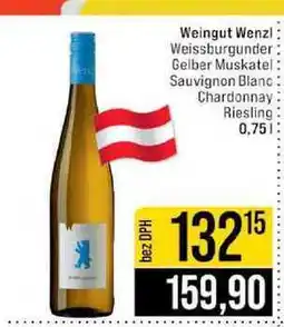 Jip Weingut Wenzl Weissburgunder Gelber Muskatel Sauvignon Blanc Chardonnay Riesling nabídka