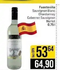 Jip Fuenteviňa Sauvignon Blanc Chardonnay Cabernet Sauvignon Merlot nabídka