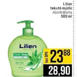 Jip Lilien tekuté mýdlo různé druhy nabídka