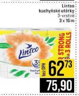 Jip Linteo kuchyňské utěrky 3-vrstvé 3 x 16 m nabídka