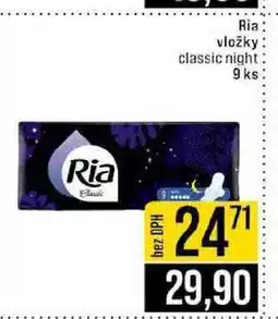 Jip Ria vložky classic night 9 ks nabídka