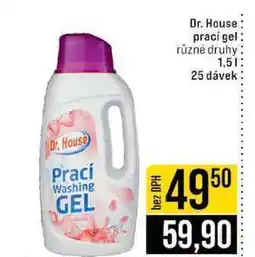 Jip Dr. House prací gel různé druhy 1,5l 25 dávek nabídka