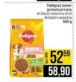 Jip Pedigree Junior granule pro psy drůbeží+zelenina mini drůbeží+zelenina 500 g nabídka