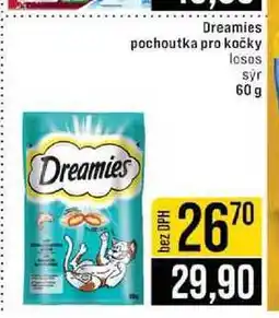 Jip Dreamies pochoutka pro kočky losos sýr nabídka
