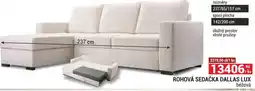 Merkury Market Rohová sedačka dallas lux béžová nabídka