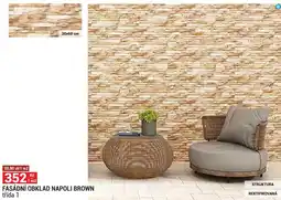 Merkury Market Fasádní obklad napoli brown třída 1 nabídka