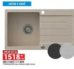 Merkury Market Dřez forte 111 new nabídka