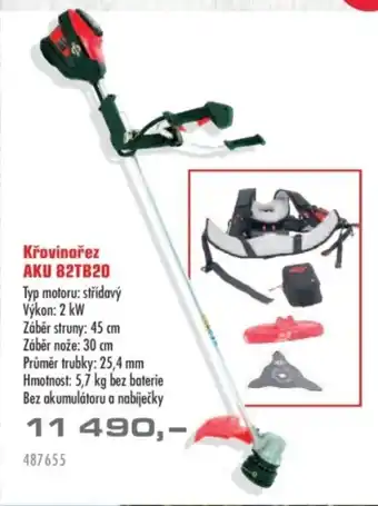 Křovinořez AKU 82TB20