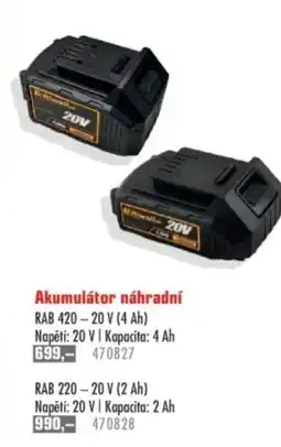 Uni Hobby Akumulátor náhradní nabídka