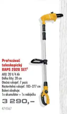 Uni Hobby Prořezávač teleskopický RAPS 2020 SET¹ nabídka