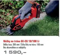 Uni Hobby Nůžky na trávu GE-CG 18/100 Li nabídka