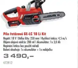 Uni Hobby Pila řetězová GE-LC 18 Li Kit nabídka