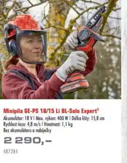 Uni Hobby Minipila GE-PS 18/15 Li BL-Solo Expert nabídka