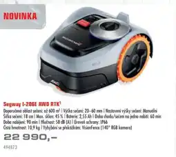Uni Hobby Segway I-206E AWD RTK¹ nabídka