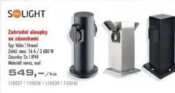 Uni Hobby Zahradní sloupky se zásuvkami nabídka