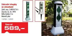 Uni Hobby Zahradní sloupky se zásuvkami nabídka