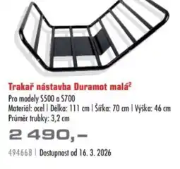 Uni Hobby Trakař nástavba Duramot malá nabídka