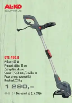 Uni Hobby AL-KO GTE 450.6 nabídka