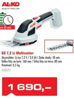 Uni Hobby GS 7,2 Li Multicutter nabídka