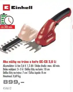 Uni Hobby Aku nůžky na trávu a keře GC-CG 3,6 Li nabídka