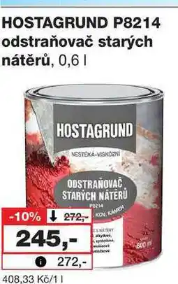Barvy a laky drogerie HOSTAGRUND P8214 odstraňovač starých nátěrů nabídka