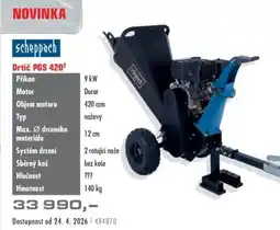 Uni Hobby Scheppach Drtič PGS 420² nabídka