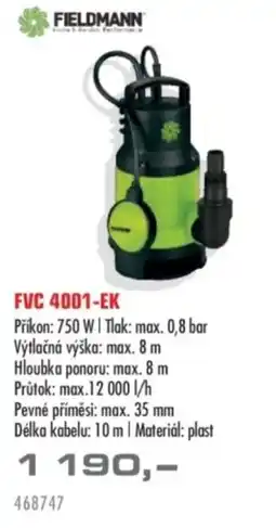 Uni Hobby FIELDMANN FVC 4001-EK nabídka