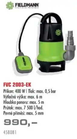 Uni Hobby FIELDMANN FVC 2003-EK nabídka