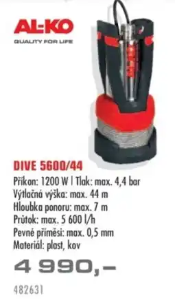 Uni Hobby DIVE 5600/44 nabídka