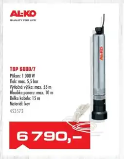 Uni Hobby AL-KO TBP 6000/7 nabídka