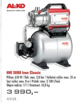 Uni Hobby HW 3000 Inox Classic nabídka