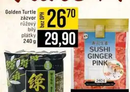 Jip Golden Turtle zázvor růžový bílý plátky 240 g nabídka
