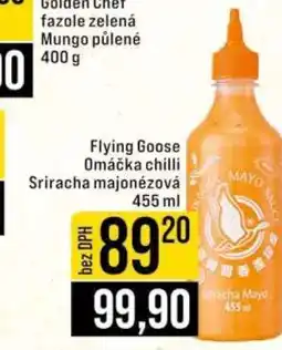 Jip Flying Goose Omáčka chilli Sriracha majonézová nabídka